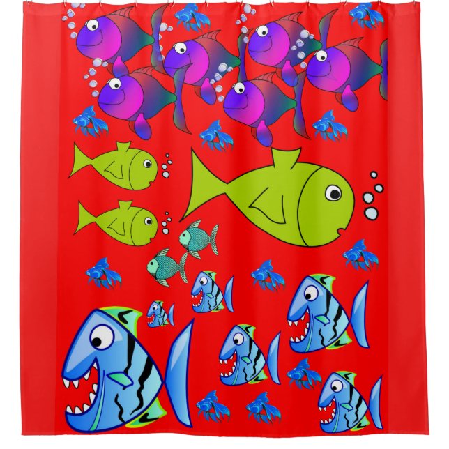 Shower Curtain Fish (Front)
