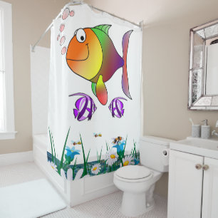 Shower Curtain Fish