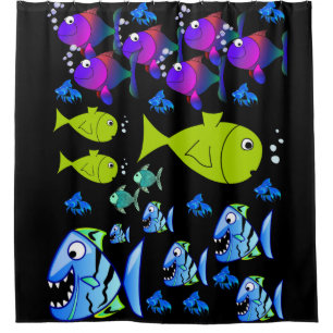 Shower Curtain Fish
