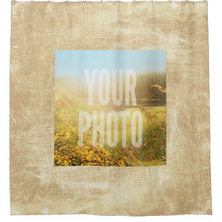 Shower Curtain Fit Template Antique BG