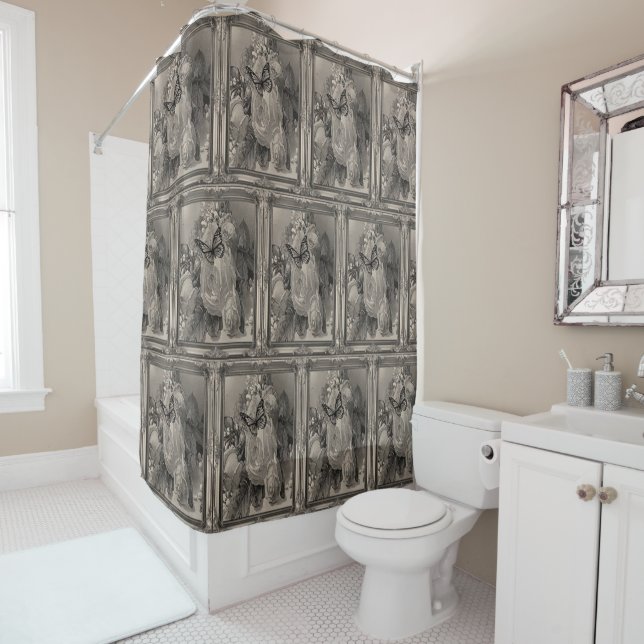 Shower Curtain Floral (In Situ)
