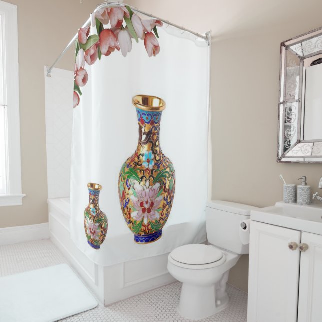 Shower Curtain Floral (In Situ)