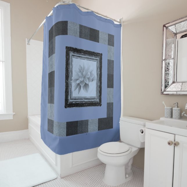 Shower Curtain Floral (In Situ)