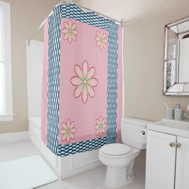 Shower Curtain Floral (In Situ)