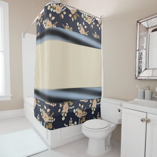 Shower Curtain Floral (In Situ)