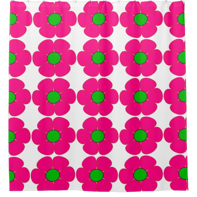 Shower Curtain/Flowers (Front)