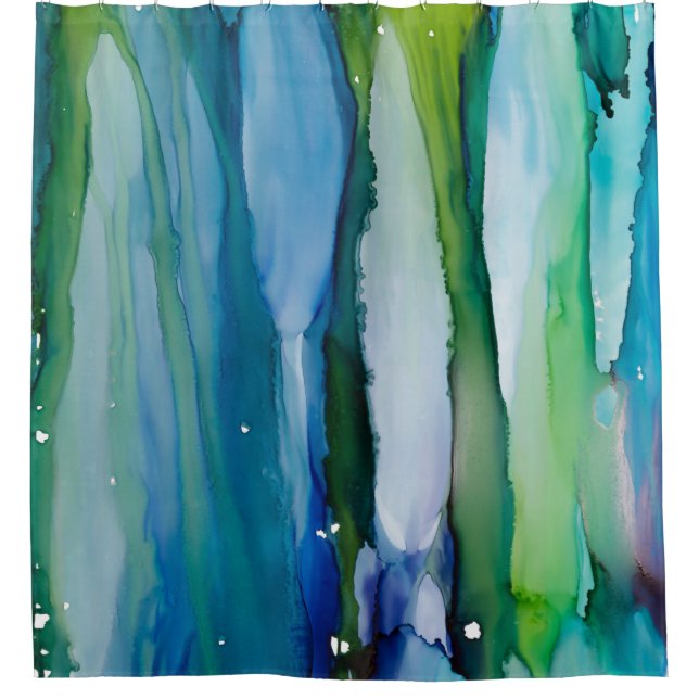 Shower Curtain Free Flowing Lovitude (Front)