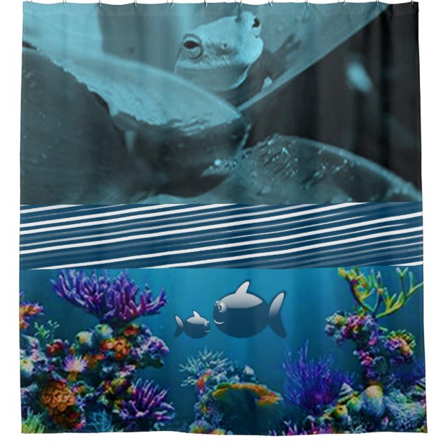 Shower Curtain Frog (Front)