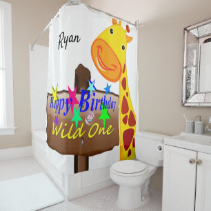 Shower Curtain Giraffe