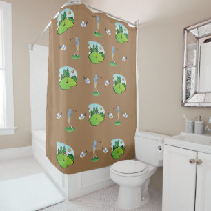 Shower Curtain Golf
