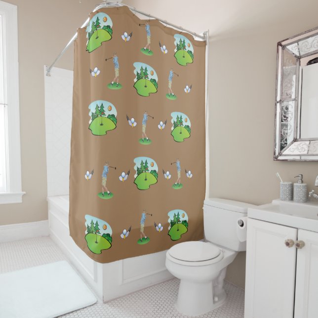 Shower Curtain Golf (In Situ)