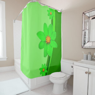 Shower Curtain Green