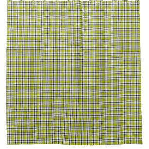 Shower Curtain Green Plaid HAMbyWG