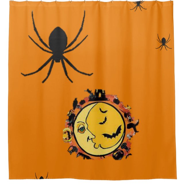 Shower Curtain Halloween (Front)