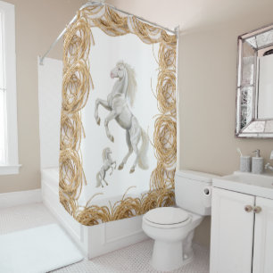 Shower Curtain Horse