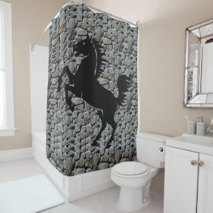 Shower Curtain Horse