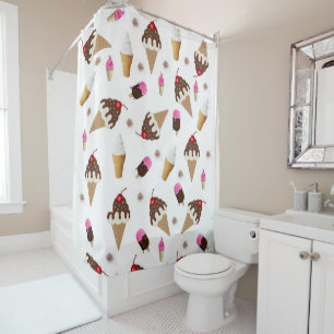 Shower Curtain Ice Cream