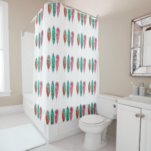 Shower Curtain/Indie Style Feathers