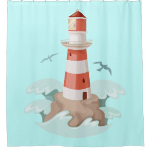 Shower Curtain/Lighthouse