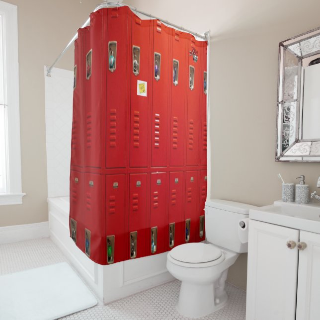 Shower Curtain Lockers (In Situ)