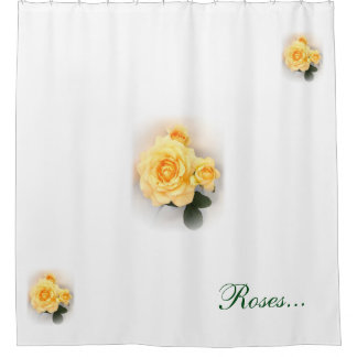 Shower Curtain - Lovely Yellow Roses