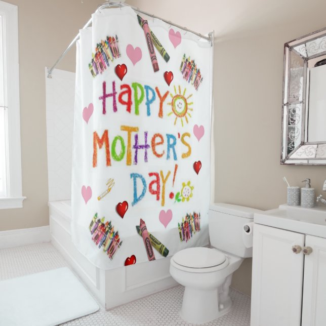 Shower Curtain Mother's Day (In Situ)