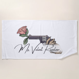 Shower Curtain- Ms. Velvet Revolver Beach Towel