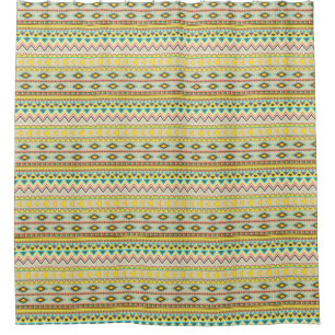 Shower Curtain/Native American Print