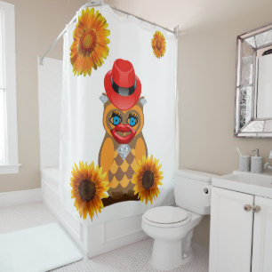 Shower curtain Owl