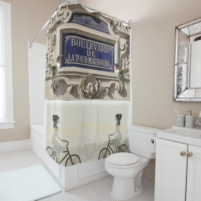 Shower Curtain, Paris, France, (In Situ)