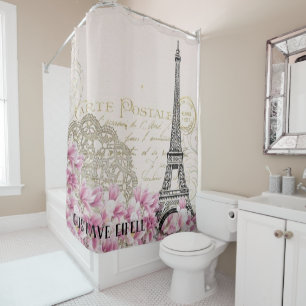 Shower Curtain Paris Gustave Eifell