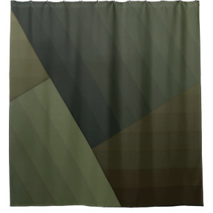 Shower Curtain,Patchwork, combined, olive, green