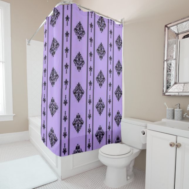 Shower Curtain Polar Bear (In Situ)