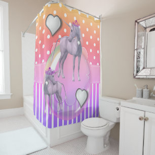 Shower Curtain Pony Purple