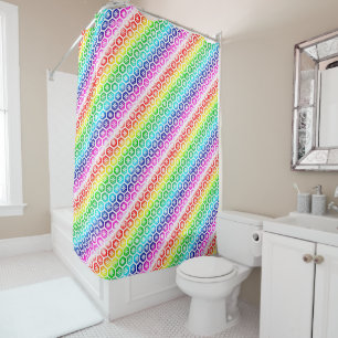 Shower Curtain - Prismatic Colors