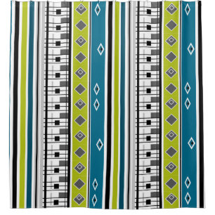 Shower Curtain retro, sixties, popular, fashion, b