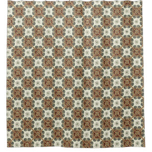Shower Curtain rich Earthtones