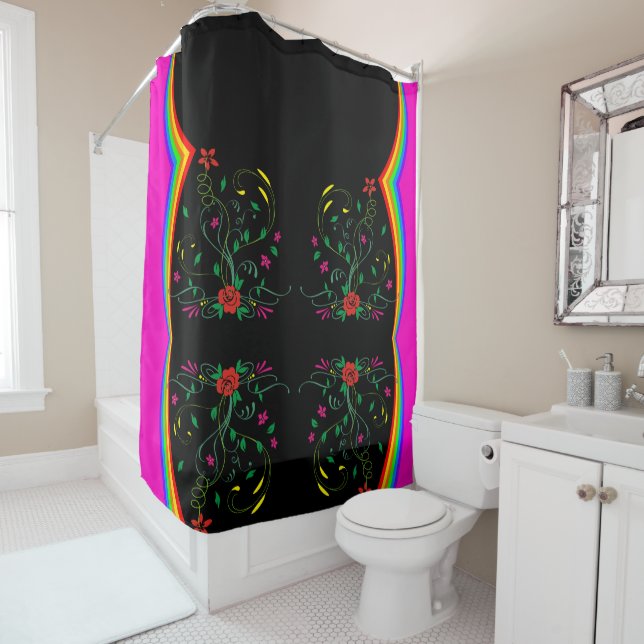 Shower Curtain Rose (In Situ)