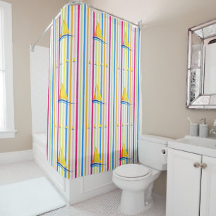 Shower Curtain Sailboat