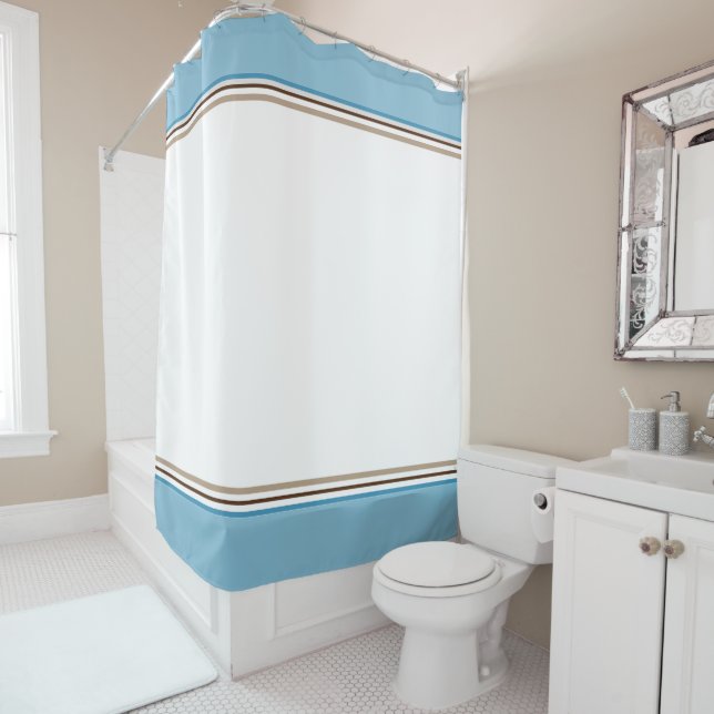 Shower Curtain Shower Curtains Bayside Royal (In Situ)