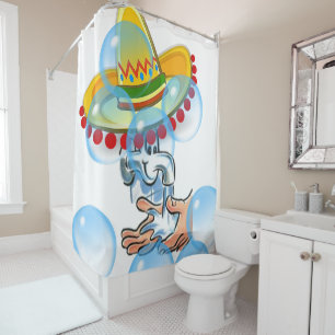 Shower Curtain Soap Suds