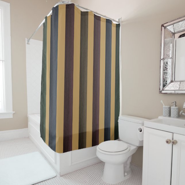 Shower Curtain Stripe (In Situ)