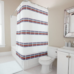Shower Curtain Stripe Square