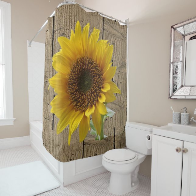 Shower Curtain Sunflower (In Situ)