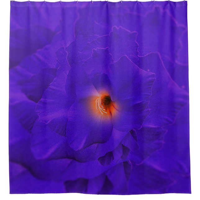 Shower Curtain Sword Flower Purple Multiply (Front)