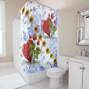 Shower Curtain Valentine's Day