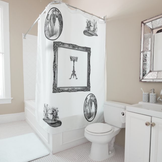 Shower curtain Vintage (In Situ)