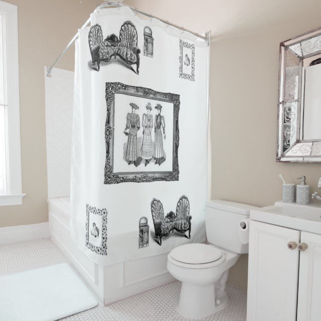 Shower curtain Vintage (In Situ)