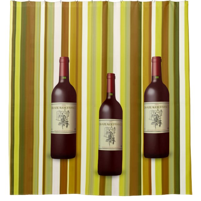 Shower Curtain Wine (Front)