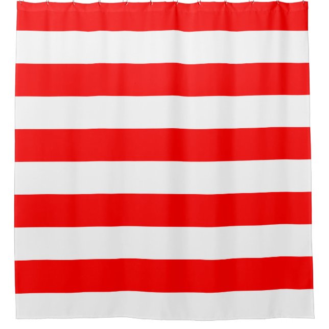 Shower Curtain with Flag of Indonesia (Front)